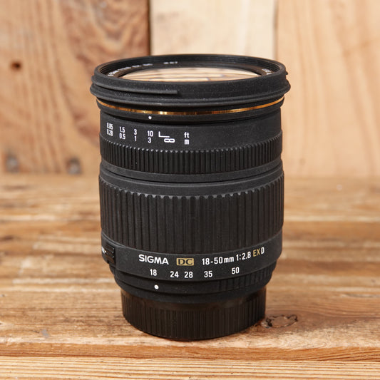 Used Sigma DC 18-50mm f2.8 EX D Lens - Nikon
