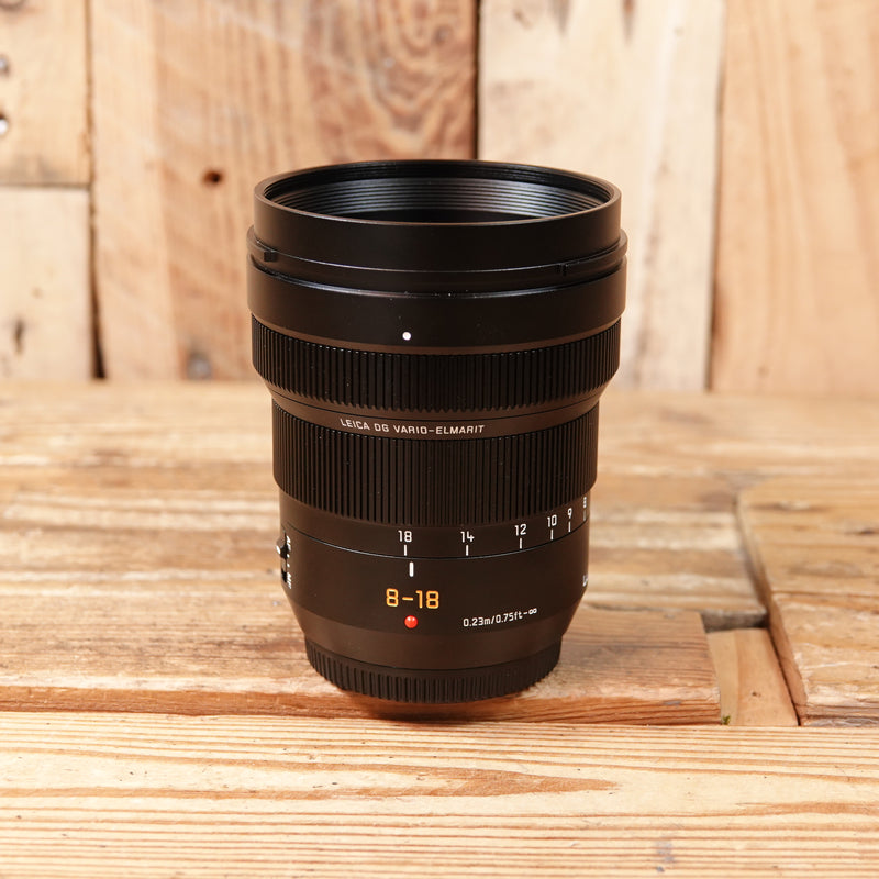 Used Panasonic Leica 8-18mm f2.8-4 Vario-Elmarit ASPH Lens