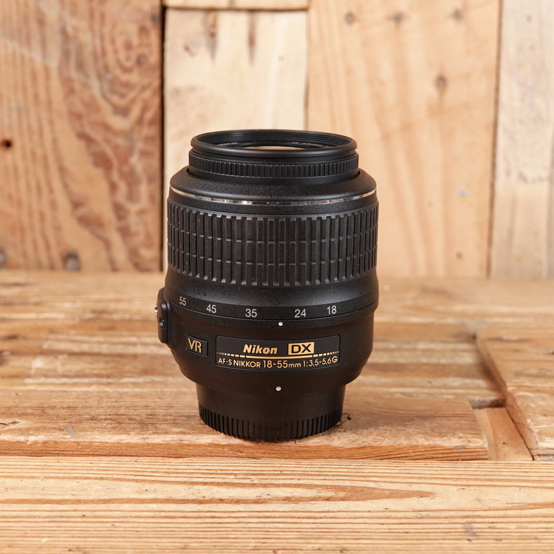 Used Nikon AF-S 18-55mm f3.5-5.6 DX VR G Lens