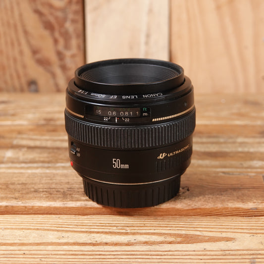 Used Canon EF 50mm F1.4 USM Lens