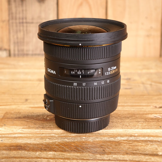 Used Sigma 10-20mm F3.5 EX DC HSM Nikon Fit Lens