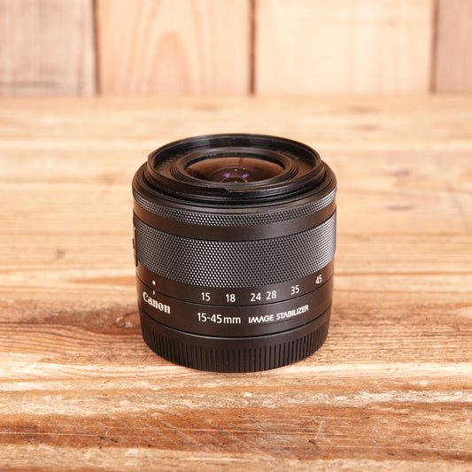 Used Canon EF-M 15-45mm IS STM Lens for EOS M