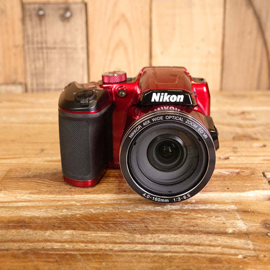 Used Nikon Coolpix B500 Red Digital Camera