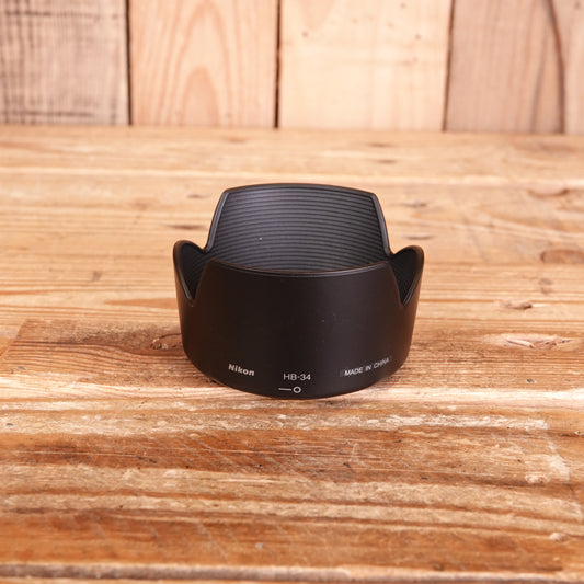 Used Genuine Nikon HB-34 Lens Hood for Nikon 55-200mm f/4-5.6G ED Lens
