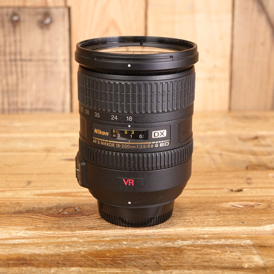 Used Nikon AF-S 18-200mm F3.5-5.6 G VR DX Lens
