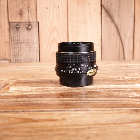 Used Pentax MF 50mm F1.4 SMC Manual Focus PK Lens