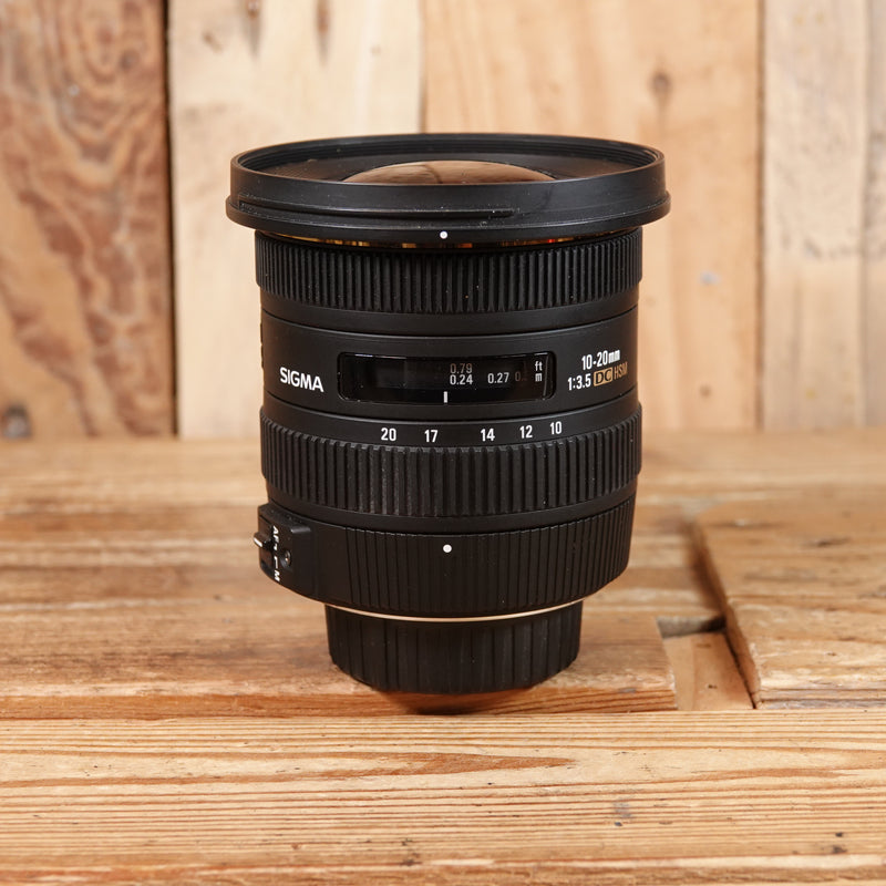 Used Sigma 10-20mm F3.5 EX DC HSM Nikon Fit Lens