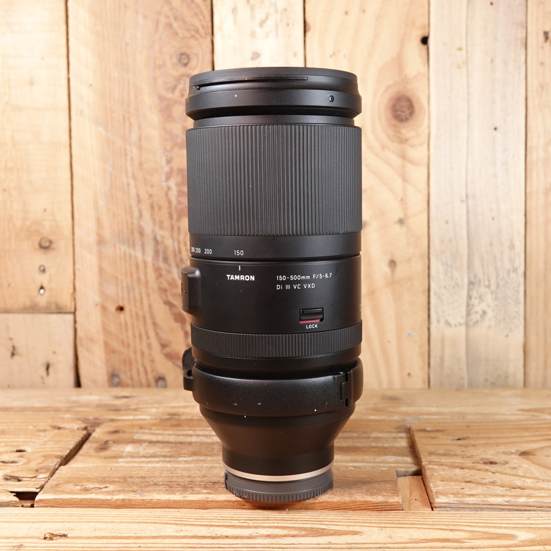Used Tamron 150-500MM F5-6.7 Di III VC VXD Lens for Sony FE mount