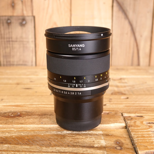 Used Samyang MF 85mm f1.4 MK2 Lens - Sony FE