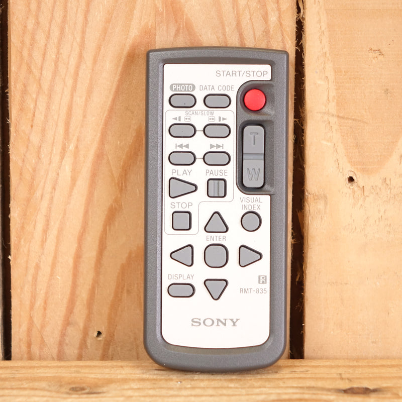 Used Sony RMT-835 Original Remote Control for Selected Sony Camcorders