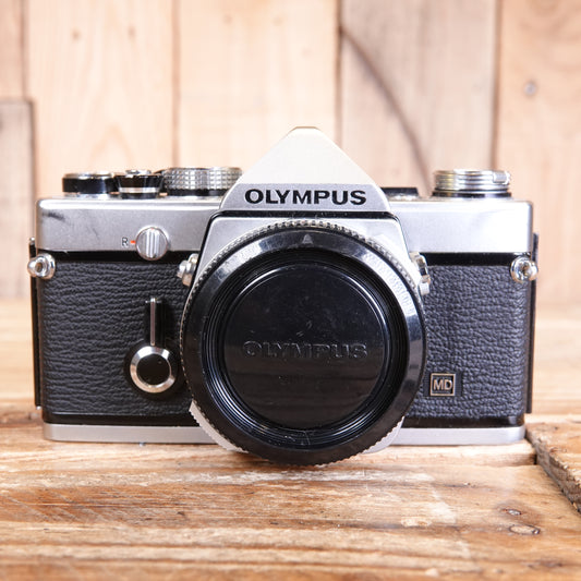 Used Olympus OM-1N Silver 35mm Film Camera Body