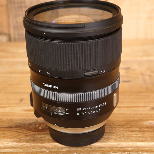 Used Tamron SP 24-70mm F2.8 Di VC USD G2 Lens - Nikon
