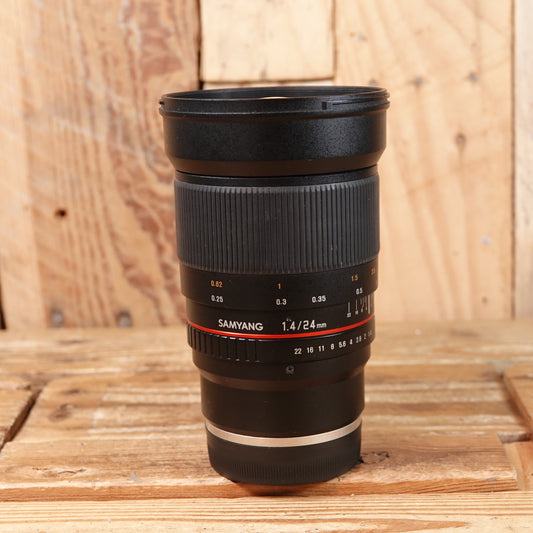 Used Samyang 24mm f1.4 ED AS IF UMC Lens - Sony E fit