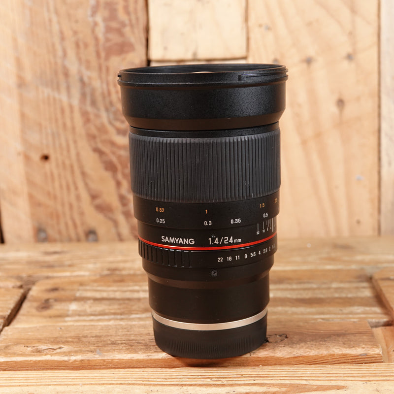 Used Samyang 24mm f1.4 ED AS IF UMC Lens - Sony E fit