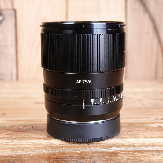 Used TTArtisan  AF 75mm F2 ED Lens - Sony E FIt