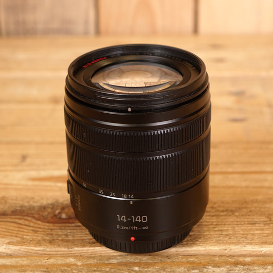 Used Panasonic 14-140mm F3.5-5.6 ASPH Power O.I.S II -Micro Four Thirds