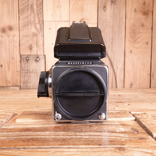 Used Hasselblad 500CM Medium Format Camera Body with 12 Film Back & PM5 Plain Prism