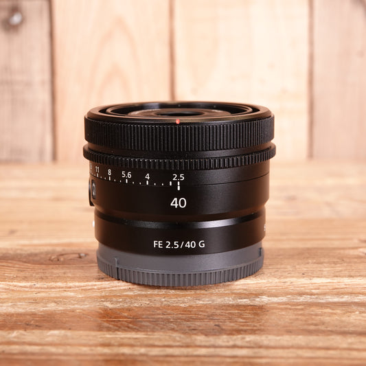 Used Sony FE 40mm F1.8 Lens