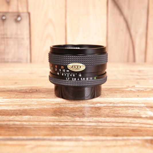 Used Carl Zeiss 50mm F1.7 T* Planar Lens for contax