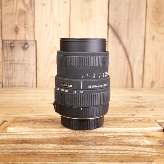 Used Sigma AF 55-200mm f4-5.6 DC HSM Lens - Nikon Fit