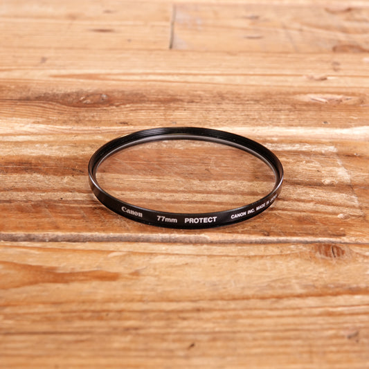 Used Canon 77mm Protector Filter - General Clear Protection Filter