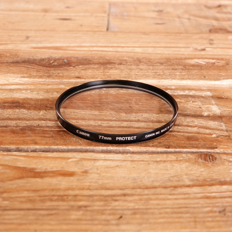 Used Canon 77mm Protector Filter - General Clear Protection Filter
