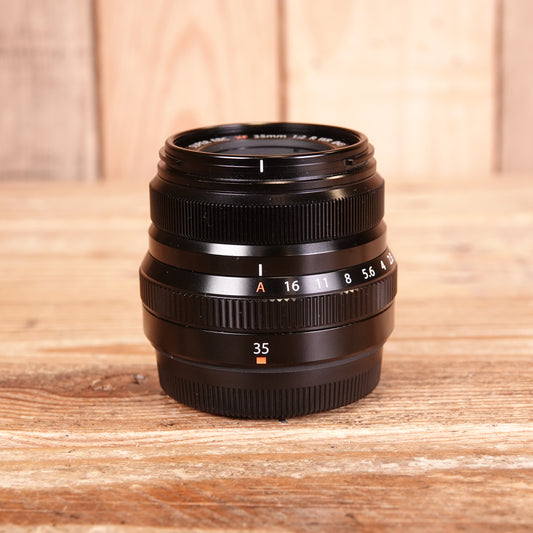 Used Fujifilm XF 35mm F2 Black R WR Fujinon Lens