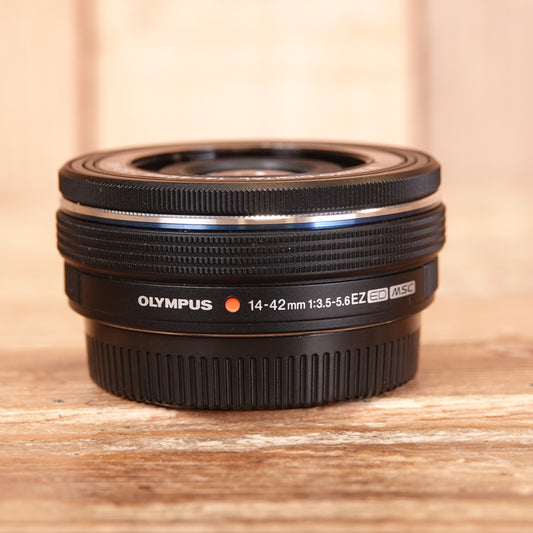 Used Olympus AF 14-42mm F3.5-5.6 EZ ED MSC Black Micro Four Thirds Lens