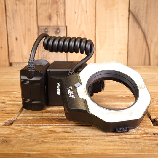 Used Sigma EM-140 DG TTL Macro Ring Flash for Nikon