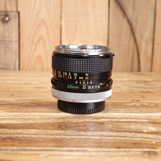 Used Canon FD 35mm F3.5 Lens