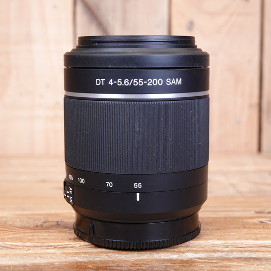 Used Sony DT 55-200mm F4-5.6 A mount Lens