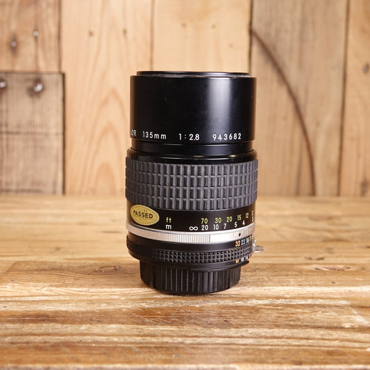Used Nikon MF 135mm f2.8 Nikkor AiS Lens