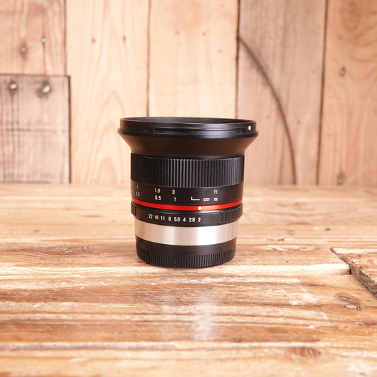 Used Samyang 12mm F2 NCS CS - Fujifilm X
