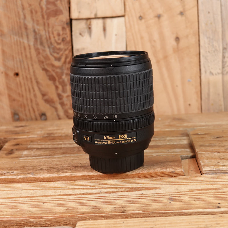Used Nikon AF-S 18-105mm F3.5-5.6 VR G ED DX Lens