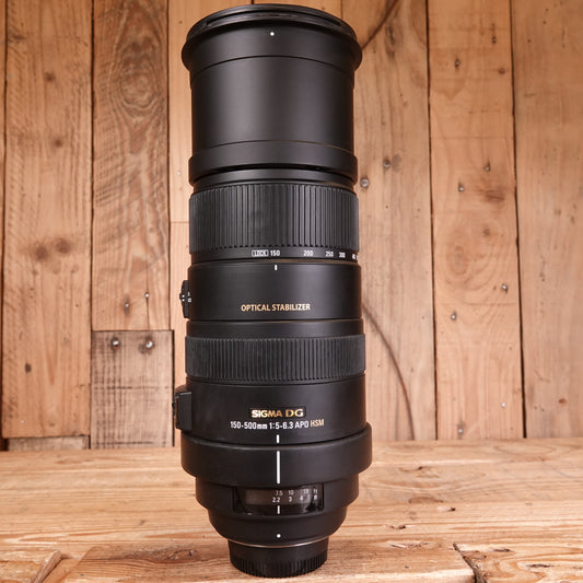 Used Sigma 150-500mm f5-6.3 DG APO OS HSM Lens - Nikon Fit