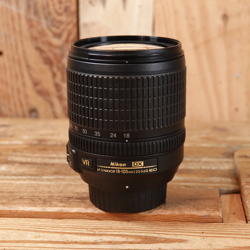 Used Nikon AF-S 18-105mm F3.5-5.6 VR G ED DX Lens