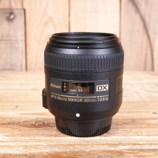 Used Nikon AF-S Micro 40mm F2.8 G Lens