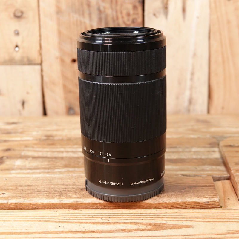 Used Sony E 55-210mm f4.5-6.3 OSS Black Telephoto Lens