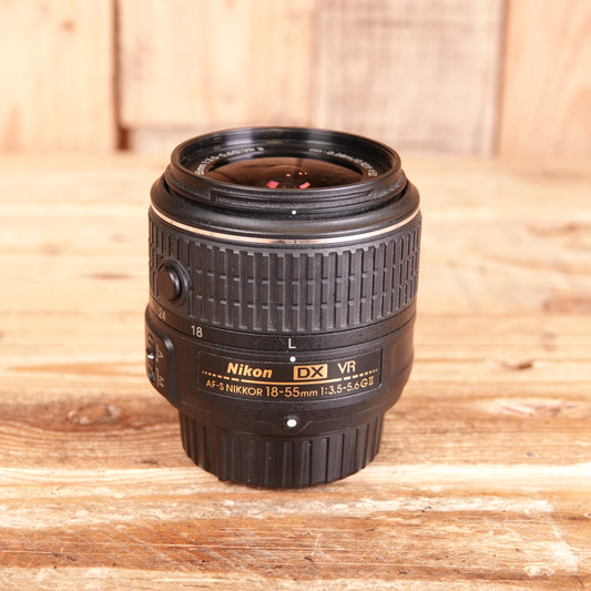 Used Nikon AF-S 18-55mm F3.5-5.6 G II VR DX Lens