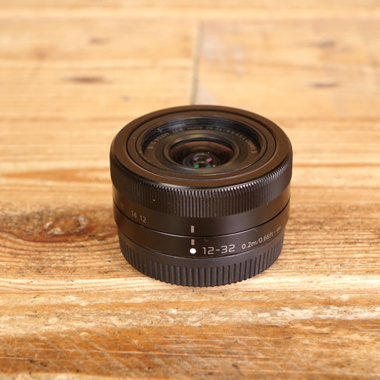 Used Panasonic 12-32mm F3.5-5.6 Black Micro Four Thirds Lens