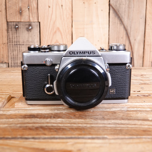 Used Olympus OM-1N Silver 35mm Film Camera Body