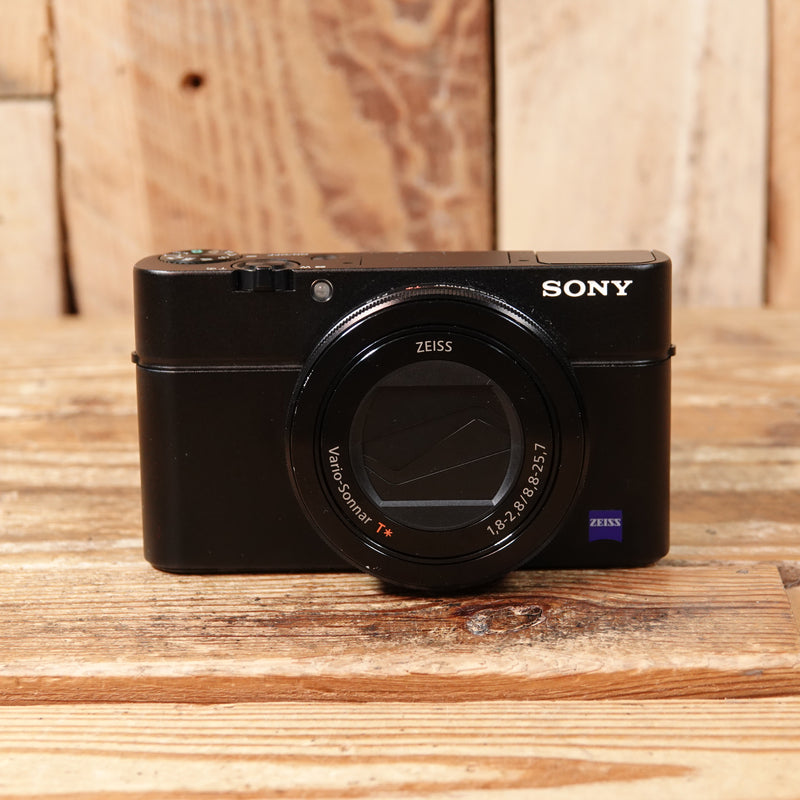 Used Sony CyberShot RX100 III Black Digital Camera
