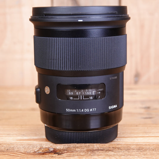 Used Sigma 50mm F1.4 DG ART Canon Fit Lens