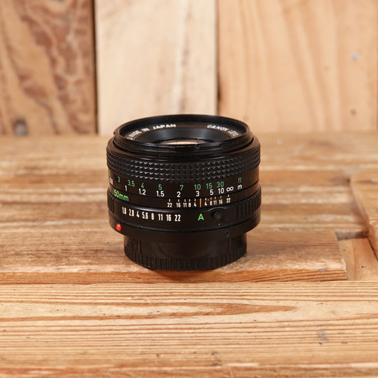 Used Canon FD 50mm F1.8 Lens