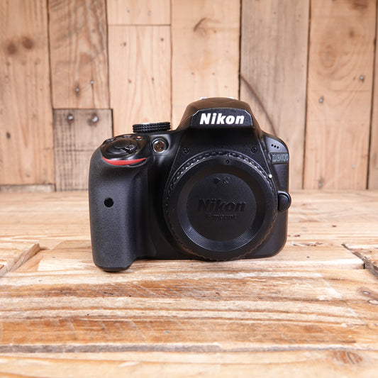 Used Nikon D3400 Black DSLR Camera Body