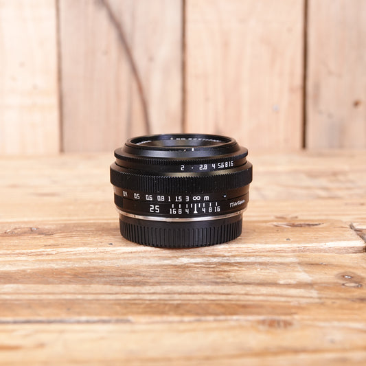 TTArtisan 25mm f/2 Lens for Micro Four Thirds