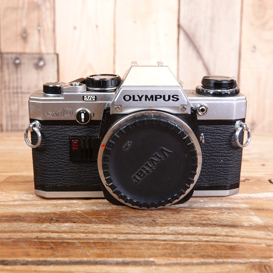 Used Olympus OM-10 Silver 35mm Film Camera Body