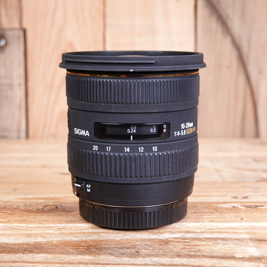 Used Sigma AF 10-20mm F4-5.6 EX DC HSM Lens - Canon Fit