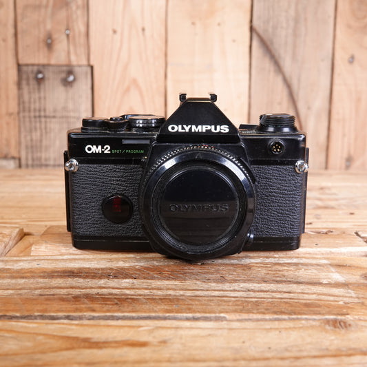 Used Olympus OM-2 Spot Program 35mm Film Camera Body