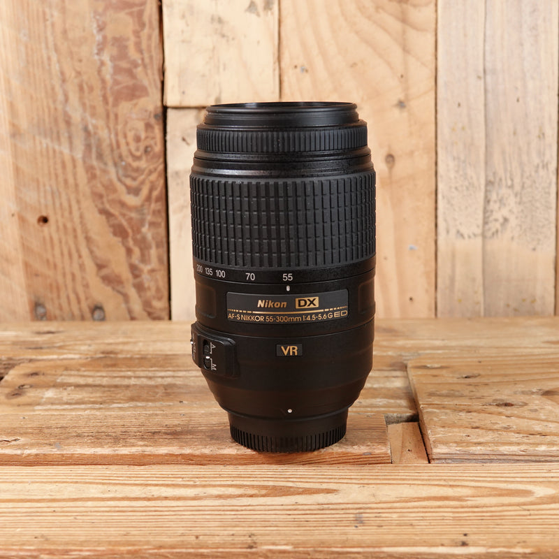 Used Nikon AF 55-300mm F4.5-5.6 G ED VR Lens